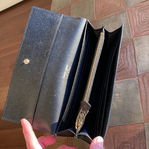 Giorgio Armani leather large wallet